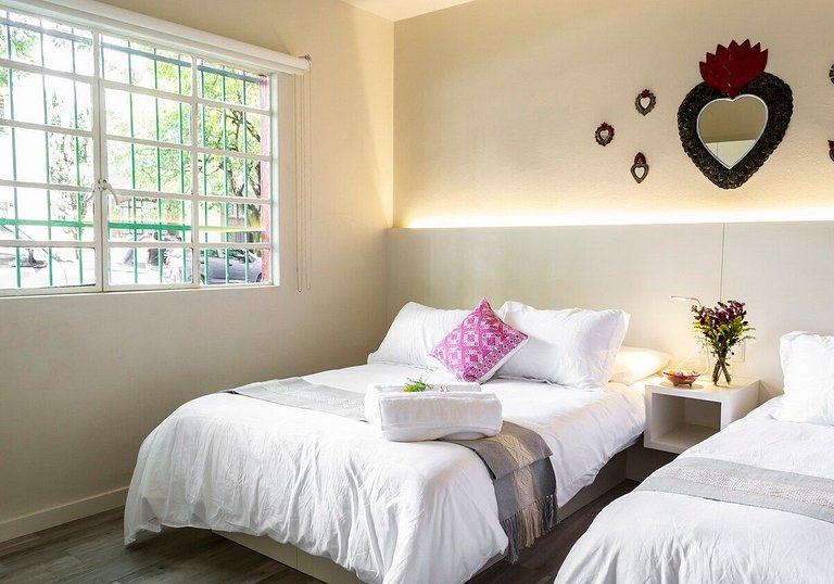 Dazzling house in the heart of Coyoacan/12 guests