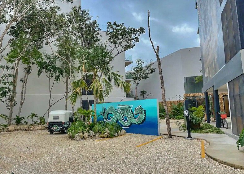 TUK Tulum Viento 201 · Design apt - Unbeatable location - po