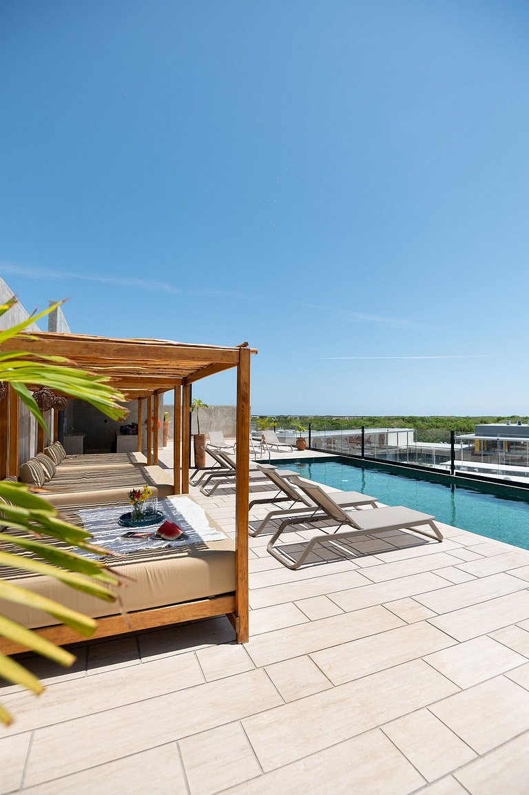 TUK Tulum Viento 201 · Design apt - Unbeatable location - po