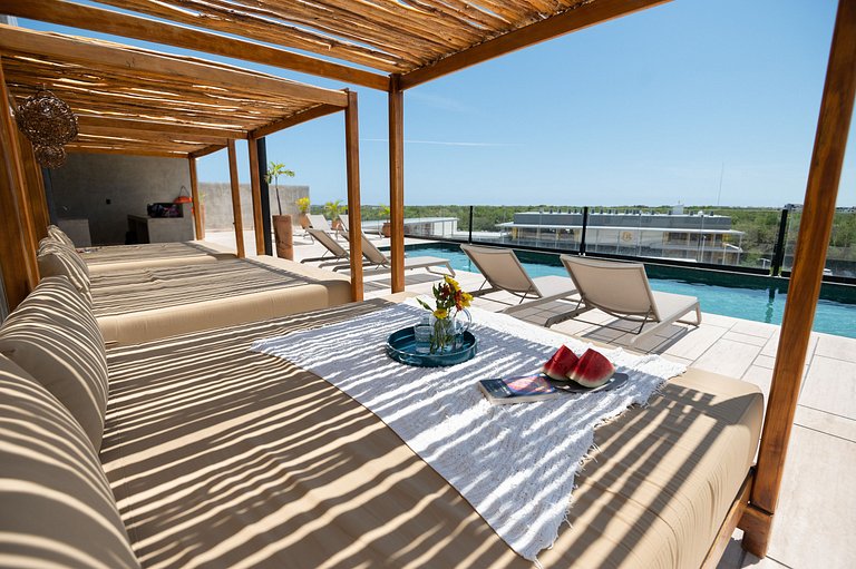 TUK Tulum Viento 201 · Design apt - Unbeatable location - po